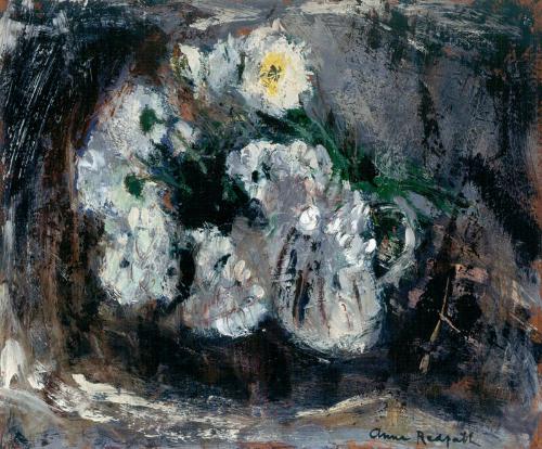 White Flowers in a Jug by Anne Redpath