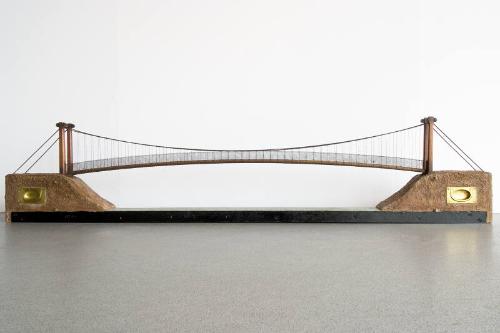 Model Wire Suspension Bridge