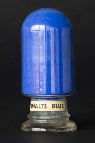 Process Sample of Smalts Blue