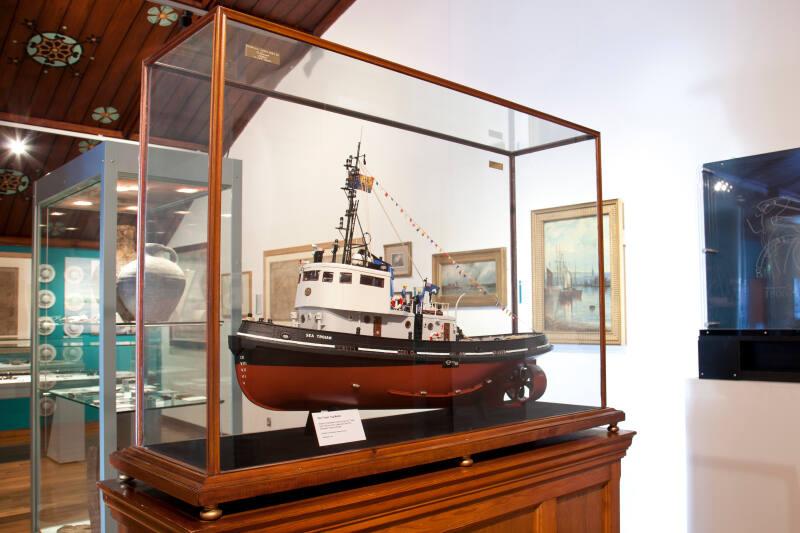 Model of "Sea Trojan" tug