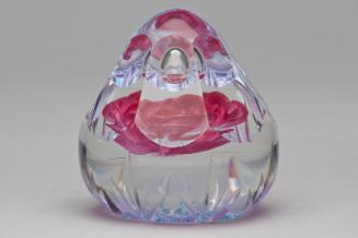 Regal Rose Glass Paperweight