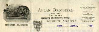 Allan Brother Letterhead