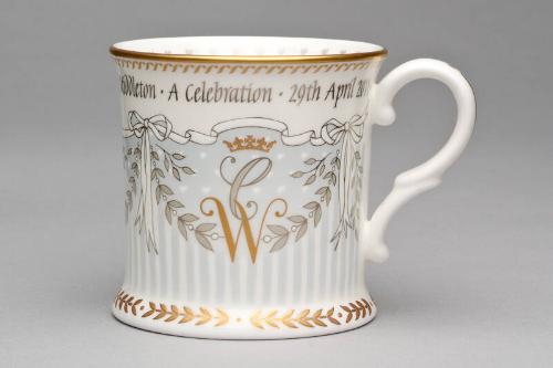 Royal wedding commemorative tankard, Prince William and Catherine Middleton