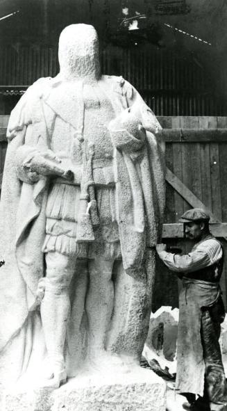 Statue of Edward VII (Under Construction)