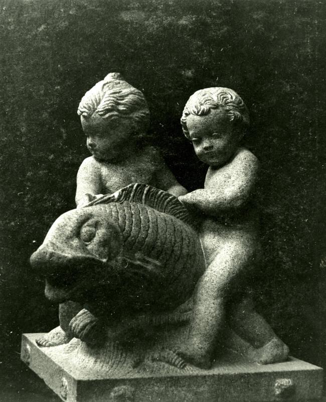 Two Putti with Fish