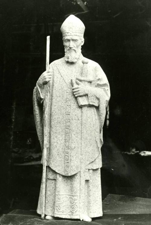 Statue of a Bishop