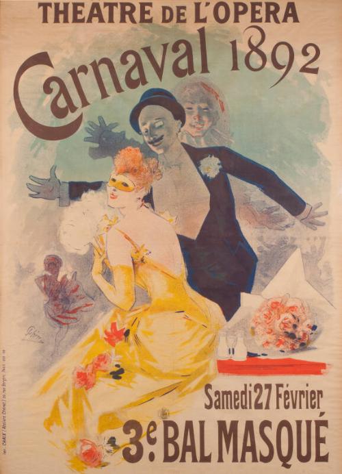 Theatre De L'opera "Carnival 1892 Samedi 27 Fevrier 3e Bal Masque