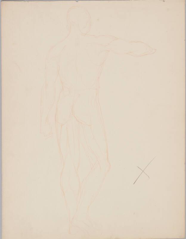 Male Nude - Rear View