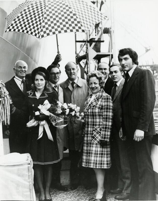 Launch of Centaurman (969) Ship Christening