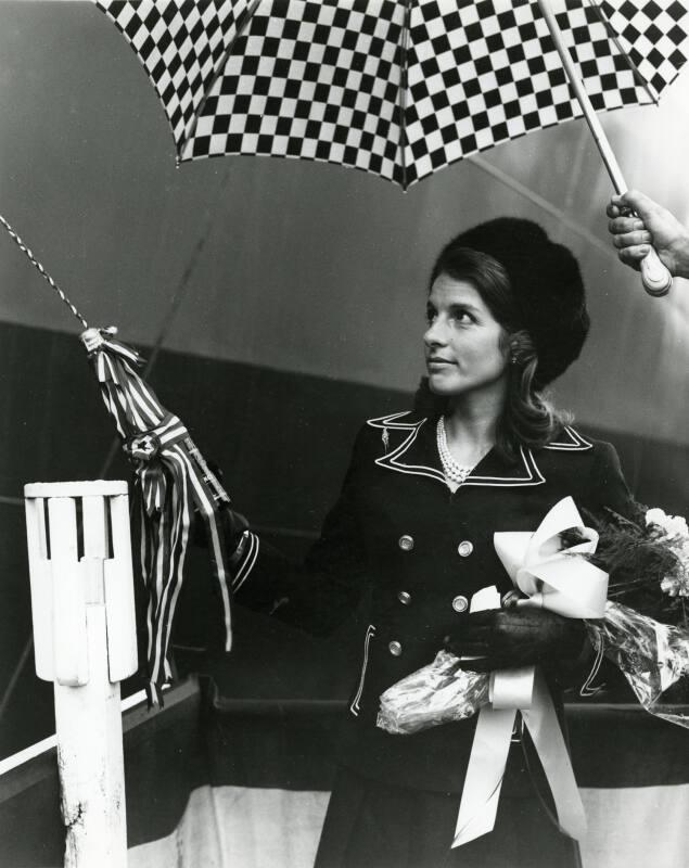 Launch of Centaurman (969) Ship Christening