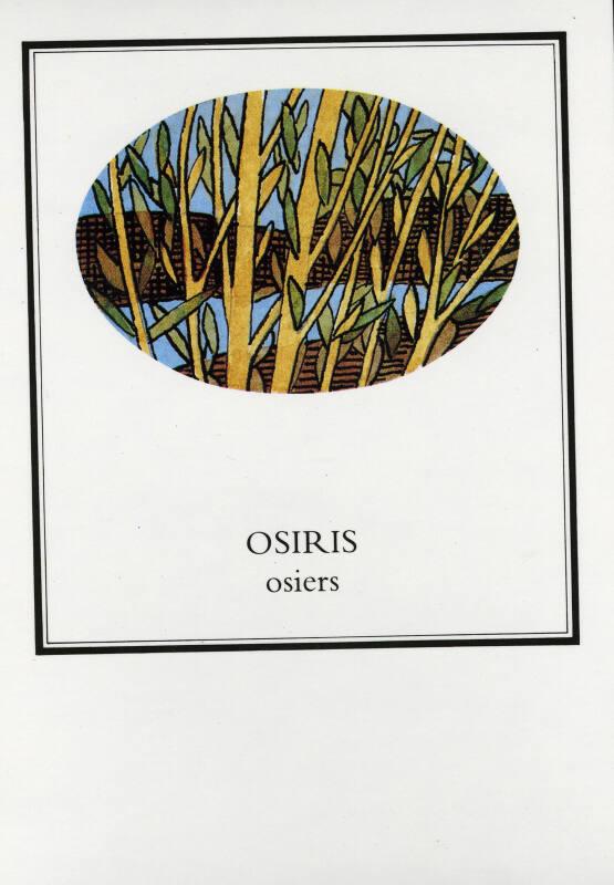 Osiris osiers - from ’35 One-Word Poems’