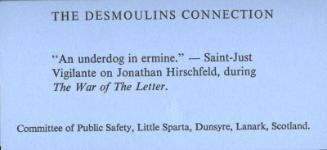 The Desmoulins Connection