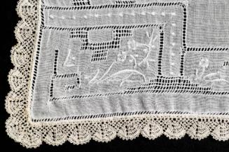 New Pitsligo Lace Edged Handkerchief