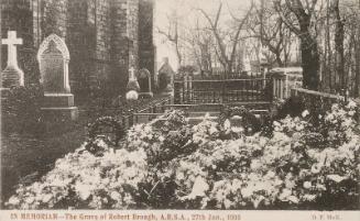 Postcard of Robert Brough's Grave