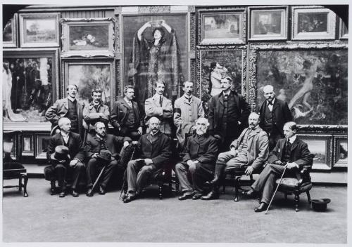 Photograph of the Council and Members of the Aberdeen Artists Society 1900