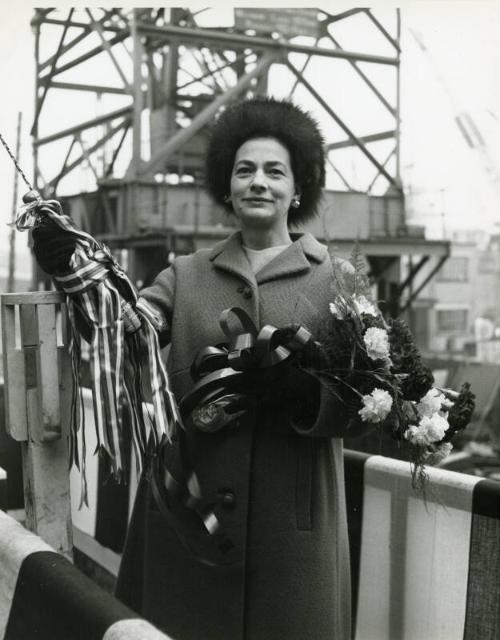 Launch of Dublin (944) Ship Christening