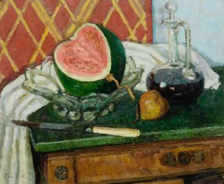 Still Life with Melon and Decanter