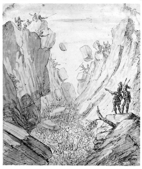 Illustration to Shakespeare's "Julius Caesar"