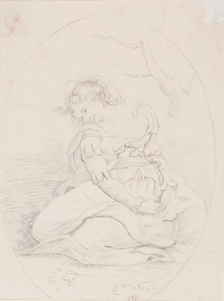 Female Figure Seated On Ground "Lesbiae"