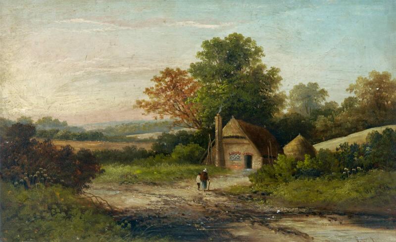 Landscape with Small Croft and Figures