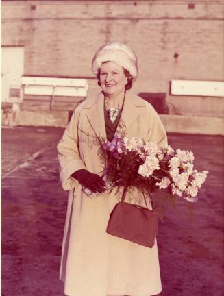 Launch of Ixia (921) Lady Harvie-Watt, the Ship Sponsor