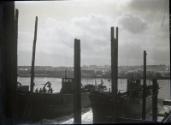 Glass Negative showing various views of ships built at Hall Russell & Co Ltd 1928/9