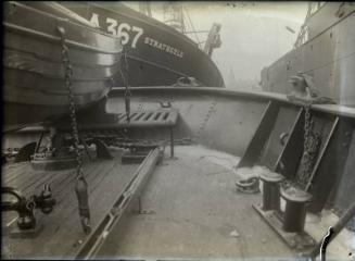 Glass Negative showing various views of ships built at Hall Russell & Co Ltd 1928/9