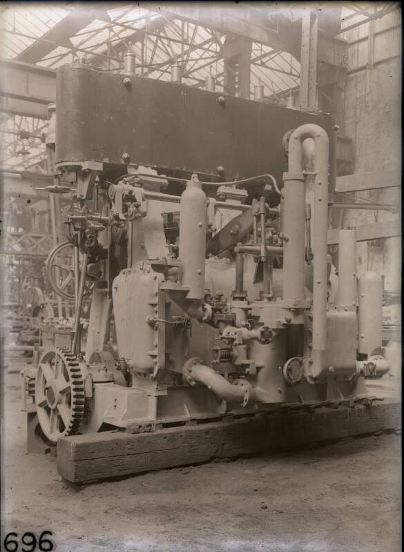 Glass Negative showing various views of ships built at Hall Russell & Co Ltd 1928/9