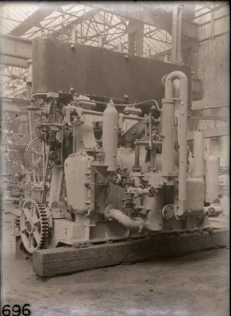 Glass Negative showing various views of ships built at Hall Russell & Co Ltd 1928/9