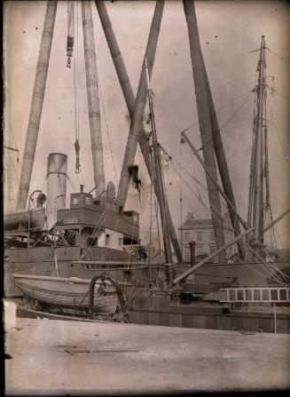 Glass Negative showing various views of ships built at Hall Russell & Co Ltd 1928/9