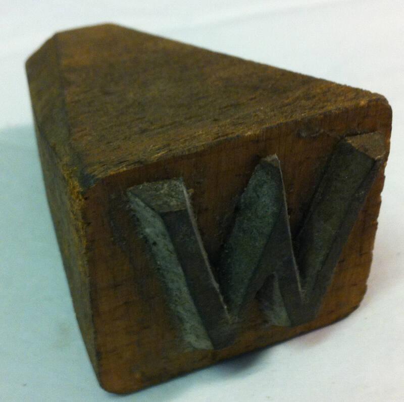 Letter "W" Stamp