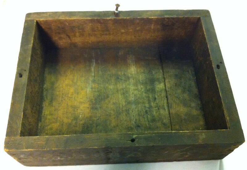 Wooden Box for Storing Foundry Stamps