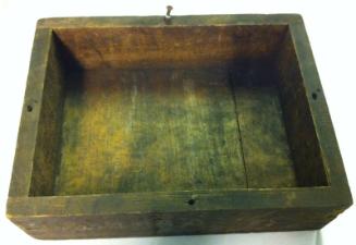 Wooden Box for Storing Foundry Stamps