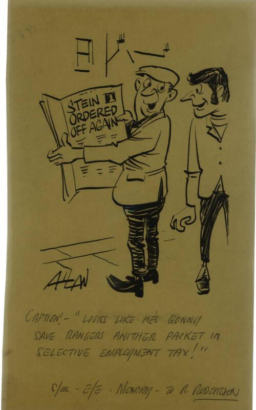 "Looks Like He's Gonna Save Rangers Anither Packet in Selective Employment Tax!"