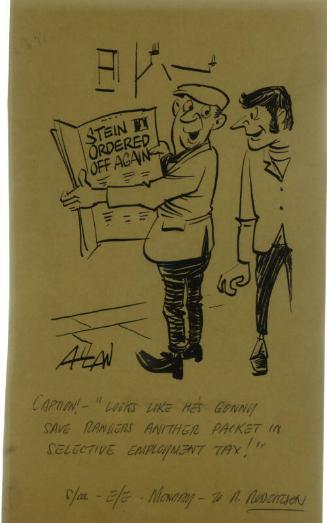 "Looks Like He's Gonna Save Rangers Anither Packet in Selective Employment Tax!"