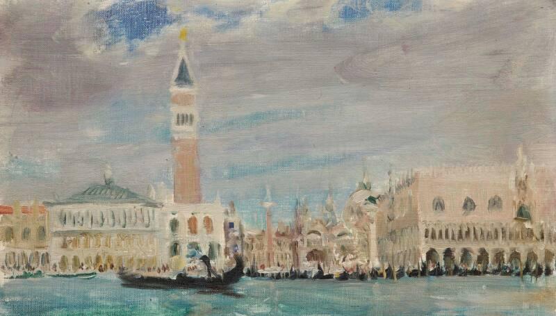 Venetian Scene - Doge's Palace and St Mark's