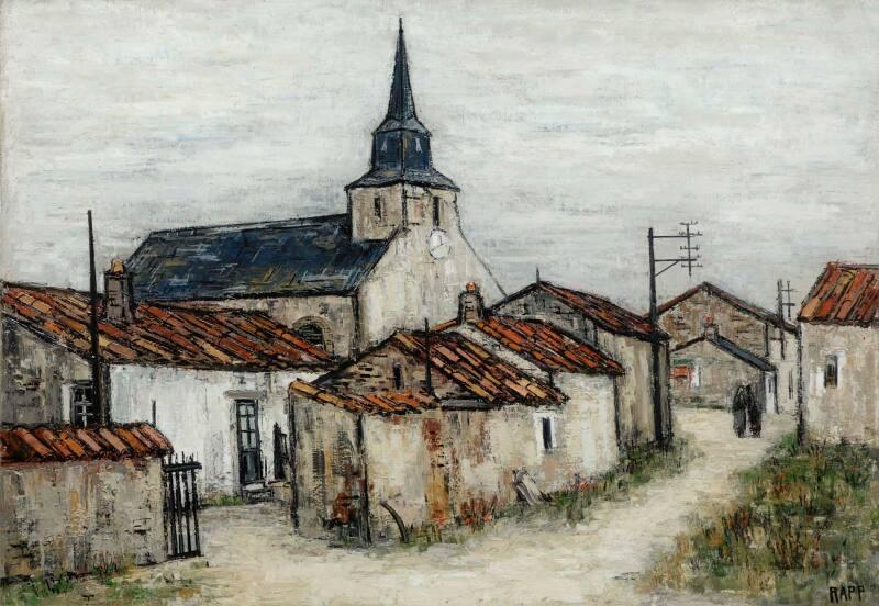 Village de Vendée avec Eglise