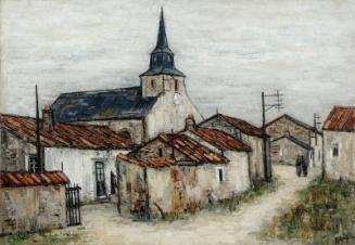 Village de Vendée avec Eglise