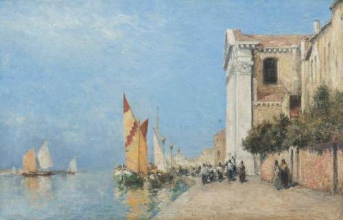 A Canal Scene, Venice