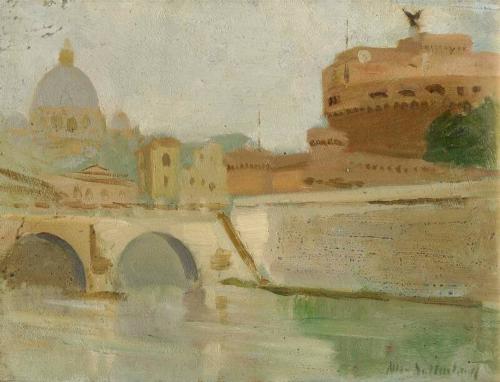 River Tiber and Castel Santangelo