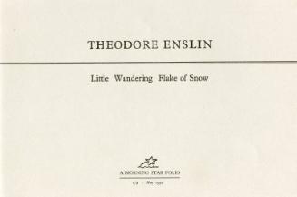 Little Wandering Flake of Snow