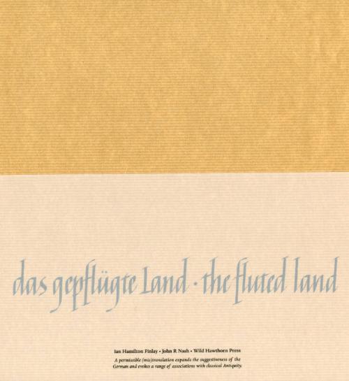 Das Gepflügte Land / The Fluted Land