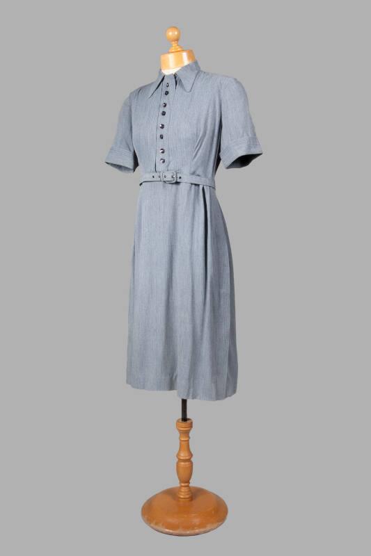 Blue Grey Day Dress