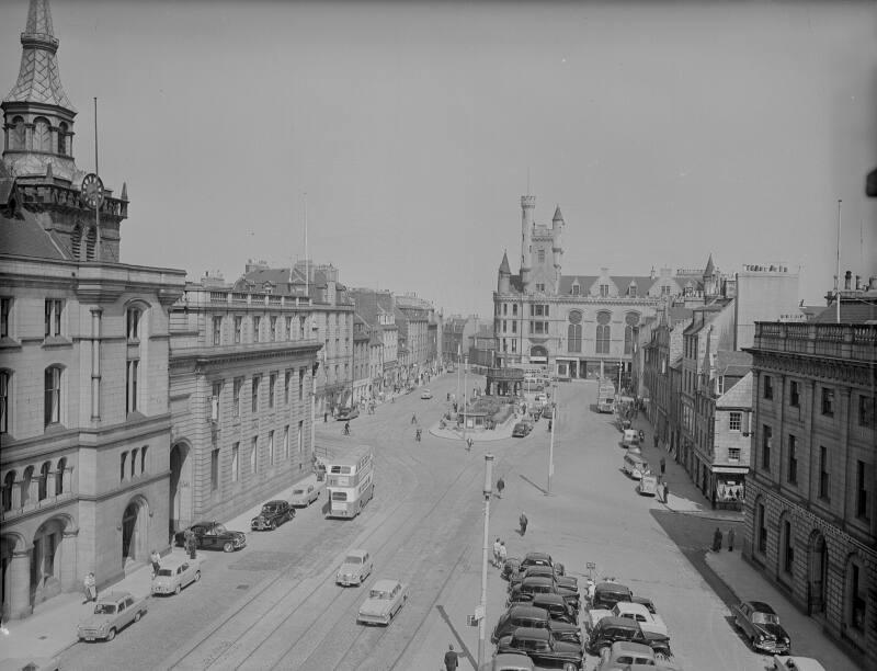 Looking East up Union Street