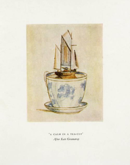 'A Calm in a Tea-Cup' After Kate Greenaway