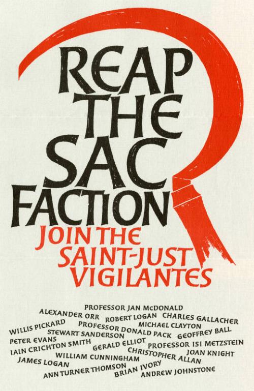 Reap the SAC Faction, Join the Saint-Just Vigilantes