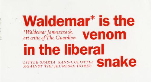 Waldemar* is the venom in the liberal snake