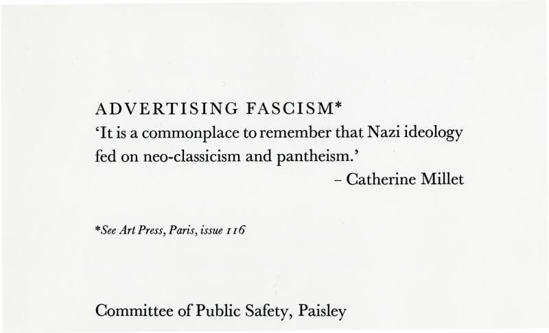 Advertising Fascism*