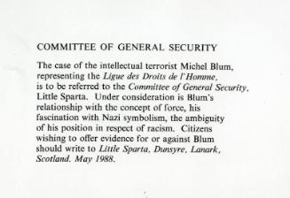 Committee of General Security