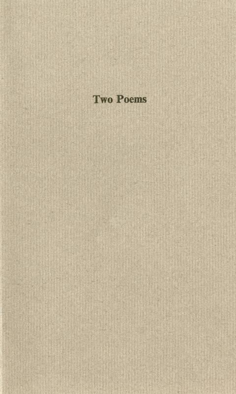 Two Poems